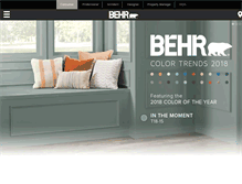 Tablet Screenshot of behr.com